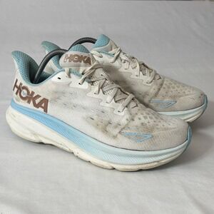 Hoka One One HOKA W Clifton 9 Wide 1132211 FTRS Women's Sz 10 D Gym Shoe Fit